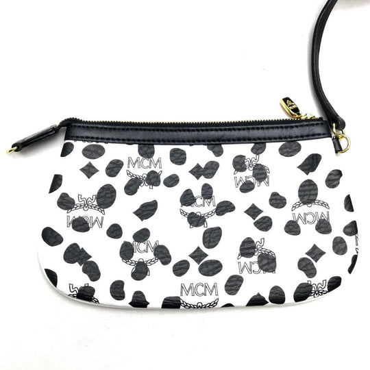 MCM Tote Bag Coated leather black LOVELESS collaboration dalmatian studs Women Used Authentic
