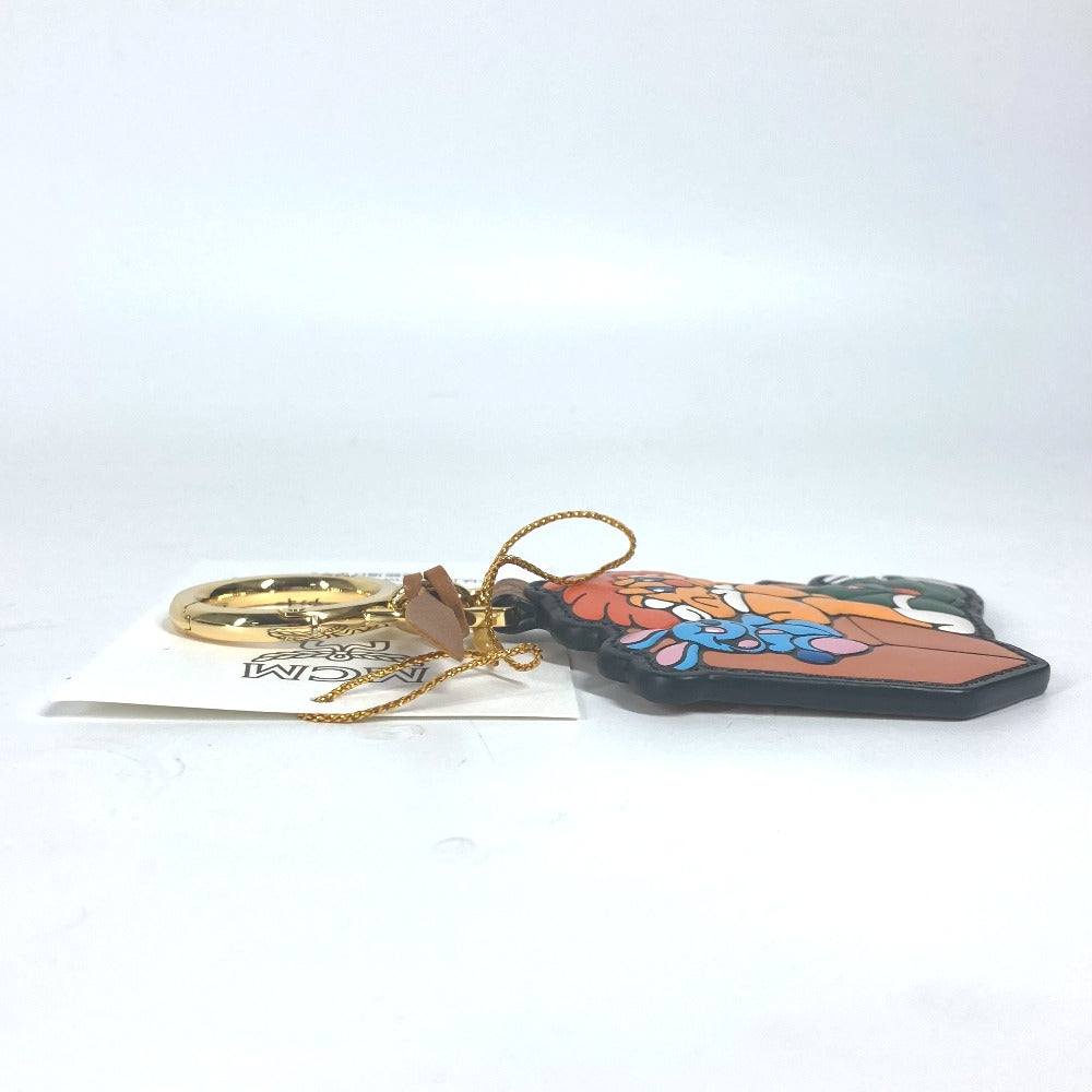 MCM key ring leather Brown SAMBYPEN collaboration Sam By Pen Rabbit Animal mens Used Authentic