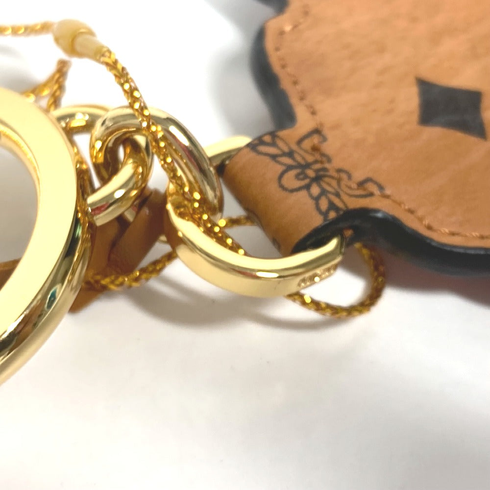 MCM key ring leather Brown SAMBYPEN collaboration Sam By Pen Rabbit Animal mens Used Authentic
