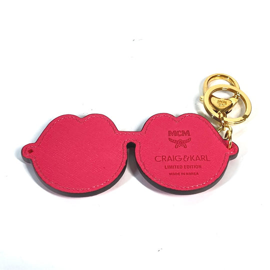 MCM key ring leather pink CRAIG & KARL collaboration Craig & Karl Eyeglasses Design unisex(Unisex) Used Authentic