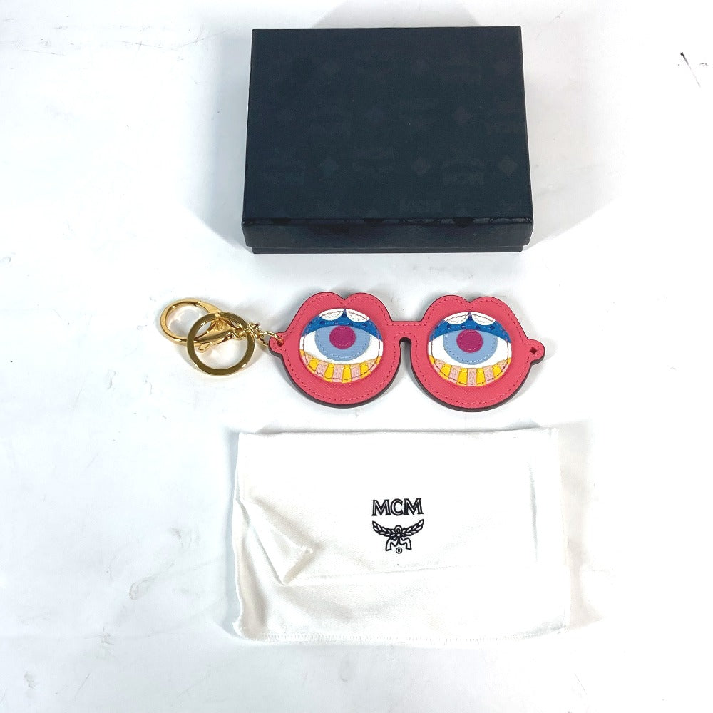 MCM key ring leather pink CRAIG & KARL collaboration Craig & Karl Eyeglasses Design unisex(Unisex) Used Authentic