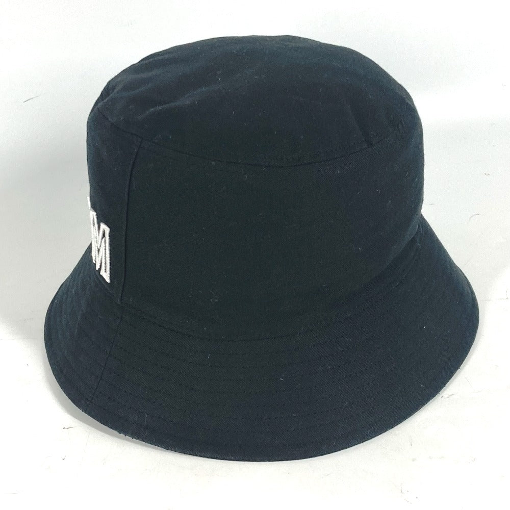 MCM hat cotton black Hat Hat Bucket Hat Bob Hat logo mens Used Authentic