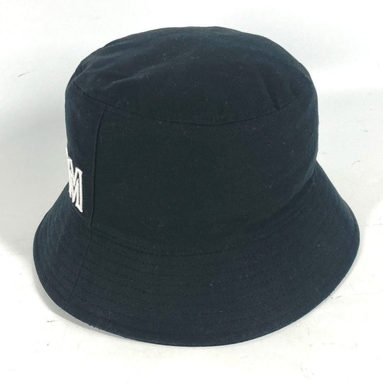 MCM hat cotton black Hat Hat Bucket Hat Bob Hat logo mens Used Authentic
