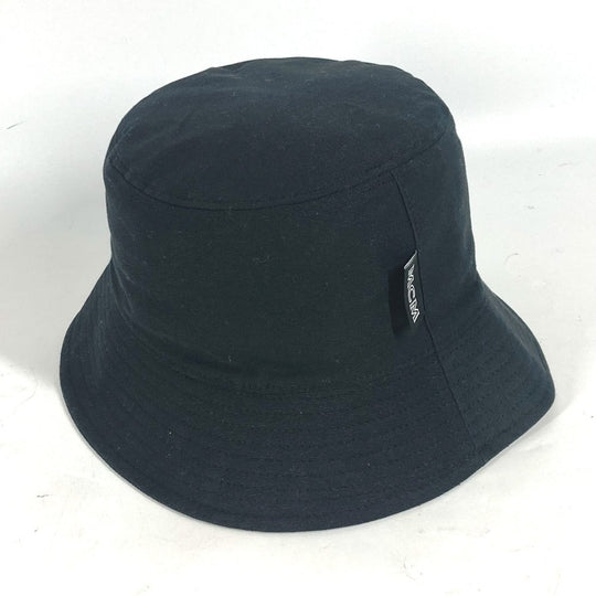 MCM hat cotton black Hat Hat Bucket Hat Bob Hat logo mens Used Authentic