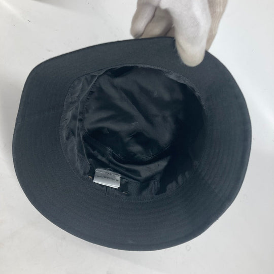 MCM hat cotton black Hat Hat Bucket Hat Bob Hat logo mens Used Authentic