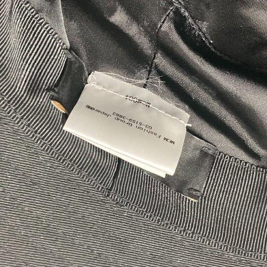 MCM hat cotton black Hat Hat Bucket Hat Bob Hat logo mens Used Authentic