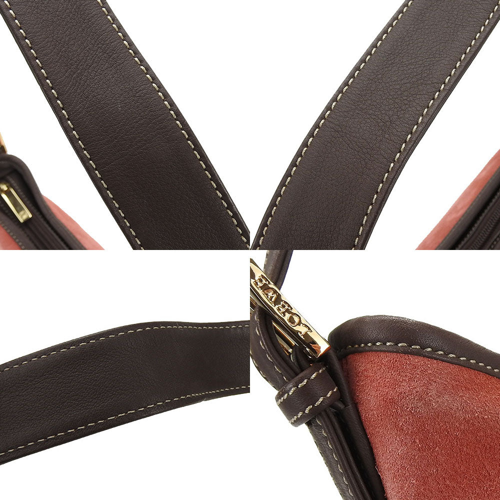 LOEWE Shoulder Bag Suede, Leather Orange Women Used Authentic
