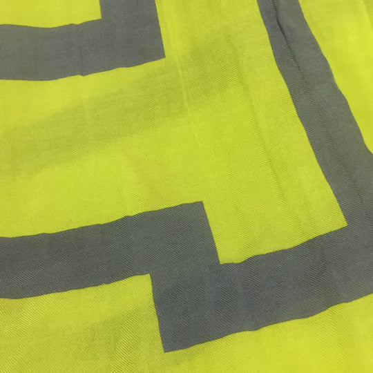 LOUIS VUITTON shawl MP2152 Cotton, Silk yellow Etoile Fleur Louis Women Used Authentic