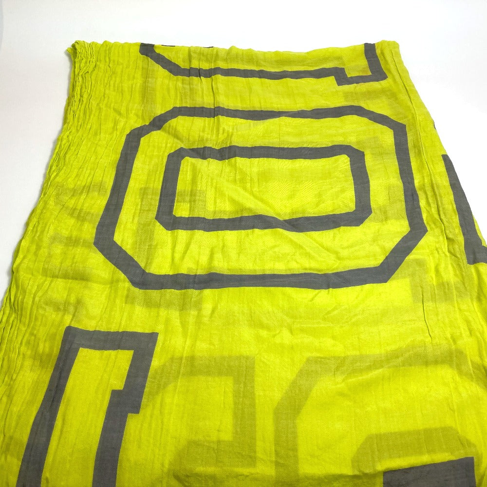 LOUIS VUITTON shawl MP2152 Cotton, Silk yellow Etoile Fleur Louis Women Used Authentic