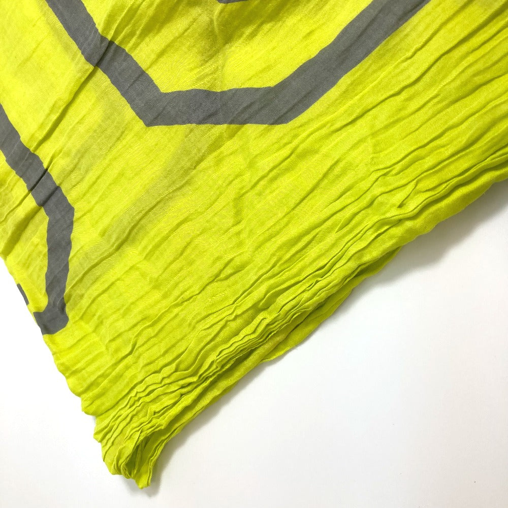 LOUIS VUITTON shawl MP2152 Cotton, Silk yellow Etoile Fleur Louis Women Used Authentic