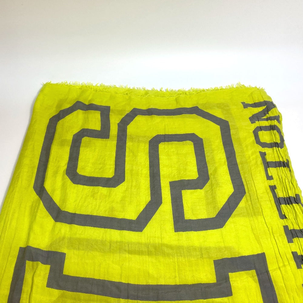 LOUIS VUITTON shawl MP2152 Cotton, Silk yellow Etoile Fleur Louis Women Used Authentic