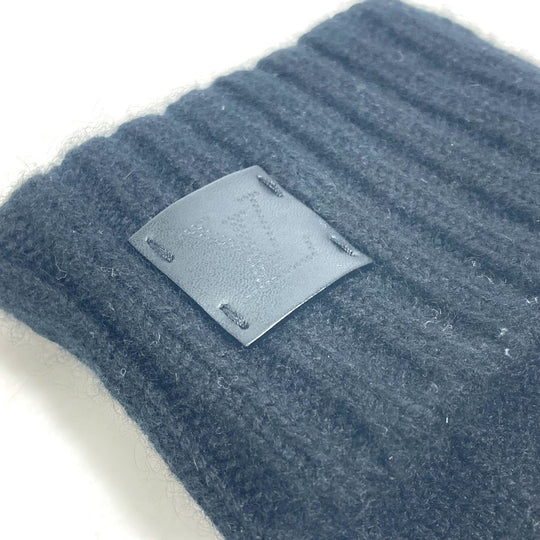 LOUIS VUITTON gloves M72682 cashmere black Damier Gon Helsinki mens Used Authentic