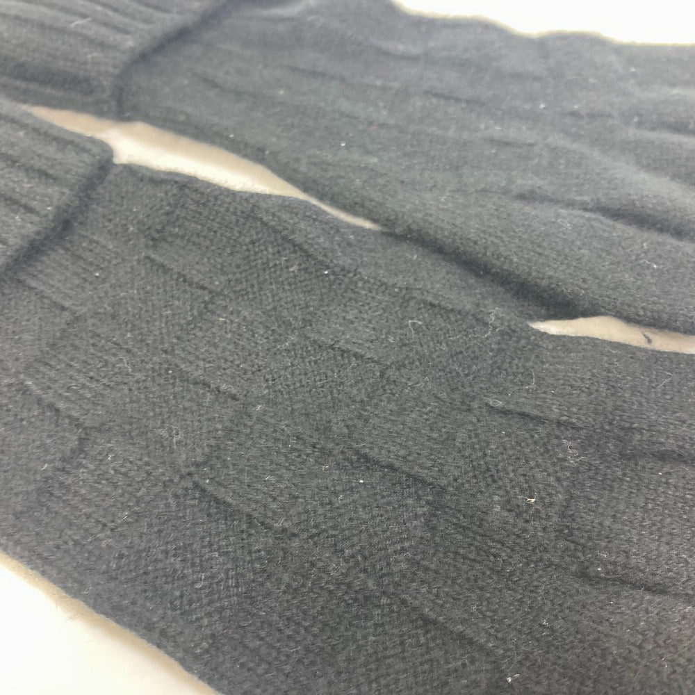 LOUIS VUITTON gloves M72682 cashmere black Damier Gon Helsinki mens Used Authentic