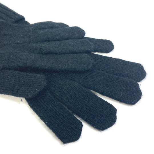LOUIS VUITTON gloves M72682 cashmere black Damier Gon Helsinki mens Used Authentic