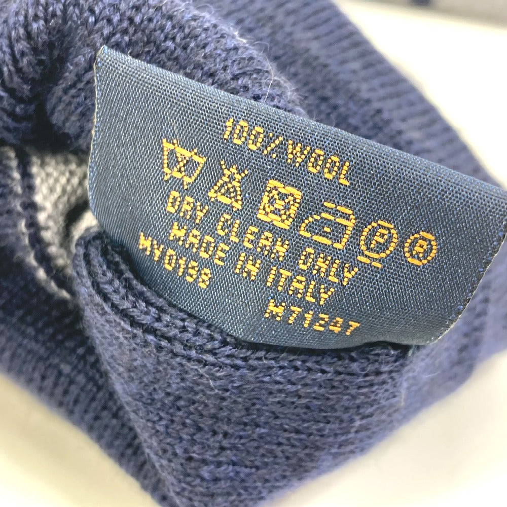 LOUIS VUITTON Glove M71247 wool gray Gon LV Horizon mens Used Authentic