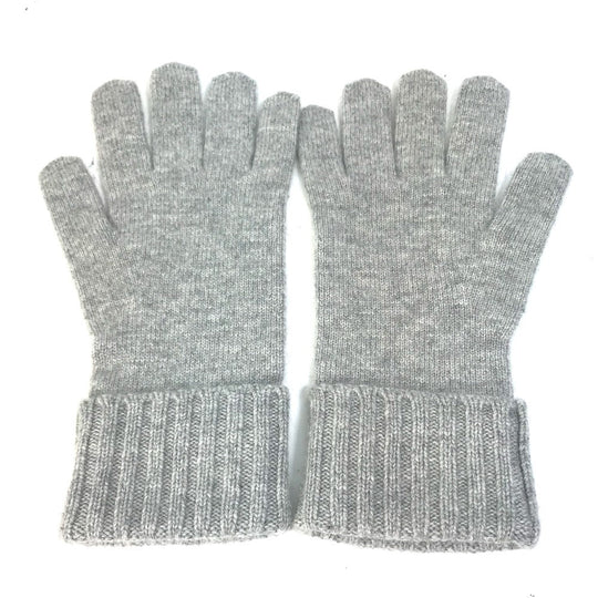 LOUIS VUITTON Glove M72679�@ cashmere gray Damier Leather Patch Gonhelshinki mens Used Authentic