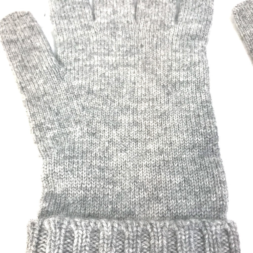 LOUIS VUITTON Glove M72679�@ cashmere gray Damier Leather Patch Gonhelshinki mens Used Authentic