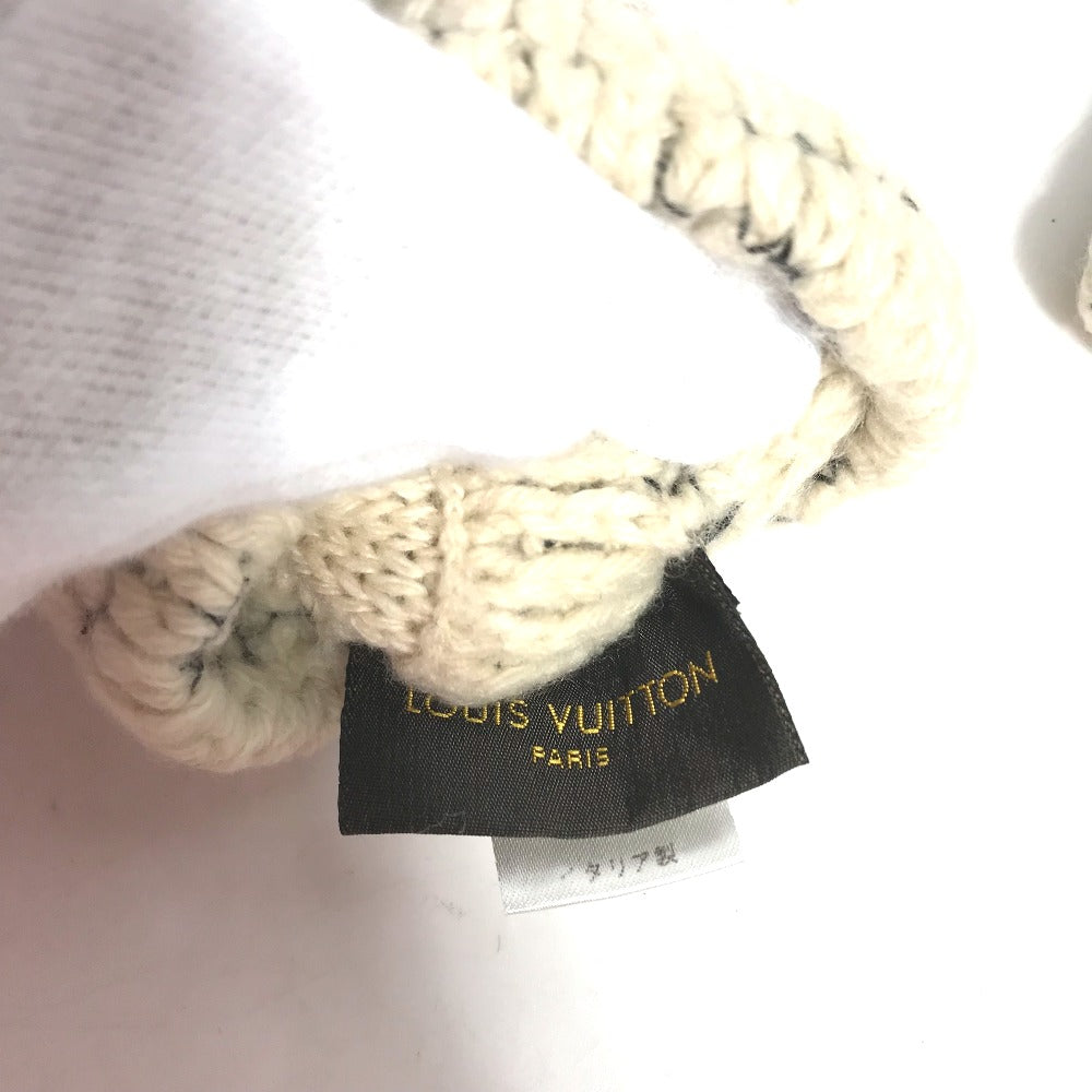 LOUIS VUITTON gloves M58363 Wool, Cashmere beige Gon Maltage Women Used Authentic