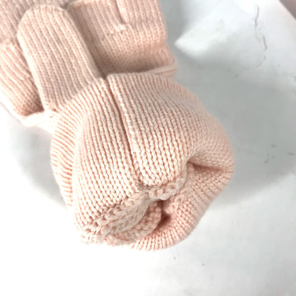 LOUIS VUITTON Glove M70767 wool pink By color Gon Morning Ram Monogram Women Used Authentic
