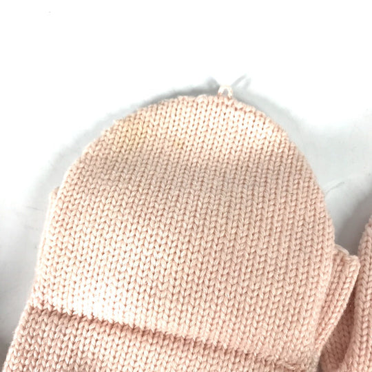 LOUIS VUITTON Glove M70767 wool pink By color Gon Morning Ram Monogram Women Used Authentic