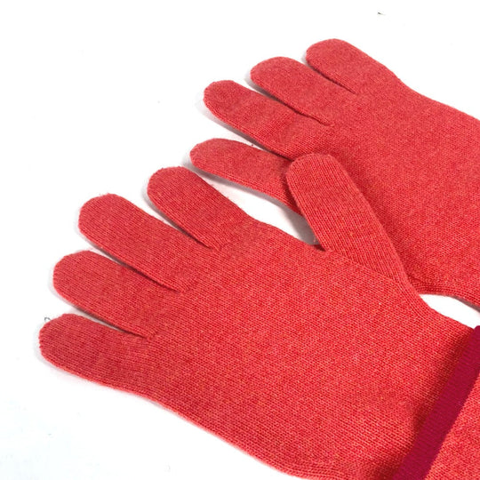 LOUIS VUITTON gloves M70838 Wool / cashmere pink Gon Pop Monogram Gloves Women Used Authentic