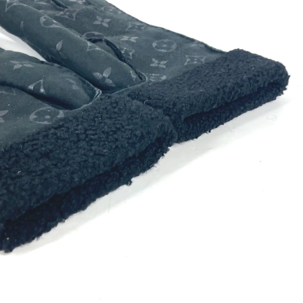 LOUIS VUITTON gloves M71848 Shearing black Glove Gon Shearling Darling Women Used Authentic