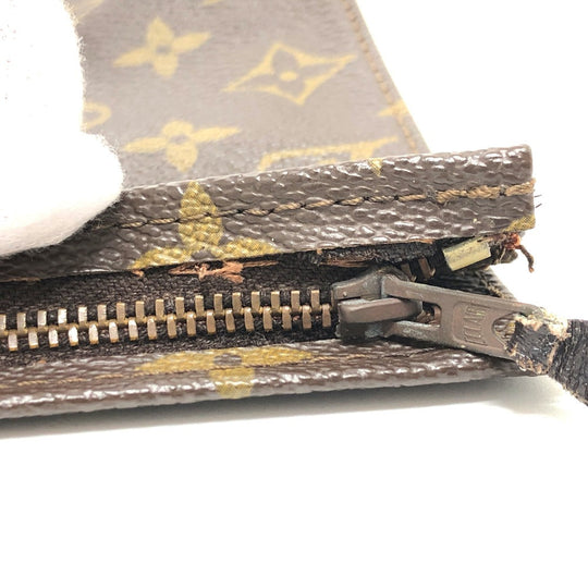 LOUIS VUITTON Cosmetics Pouch M47546 Monogram canvas Brown posh toilette 15 Women(Unisex) Used Authentic