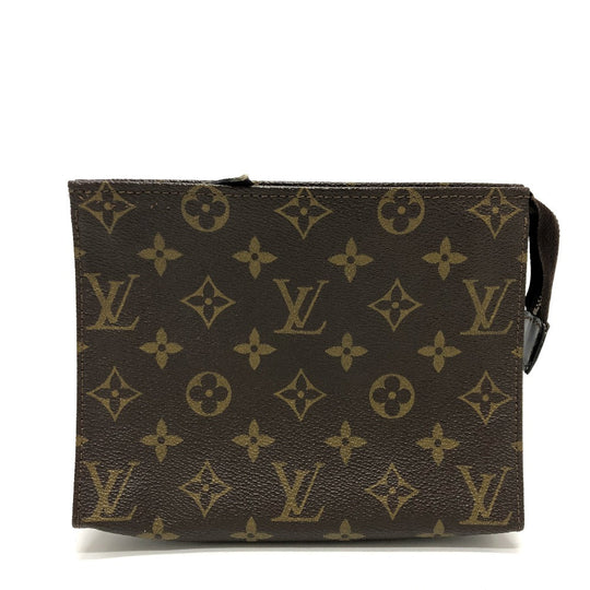LOUIS VUITTON Cosmetics Pouch M47546 Monogram canvas Brown posh toilette 15 Women(Unisex) Used Authentic