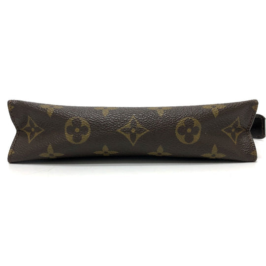 LOUIS VUITTON Cosmetics Pouch M47546 Monogram canvas Brown posh toilette 15 Women(Unisex) Used Authentic