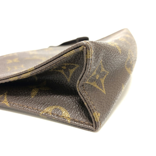 LOUIS VUITTON Cosmetics Pouch M47546 Monogram canvas Brown posh toilette 15 Women(Unisex) Used Authentic