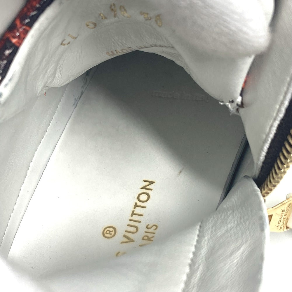 LOUIS VUITTON sneakers leather Brown Catgram Stella line 36 1/2