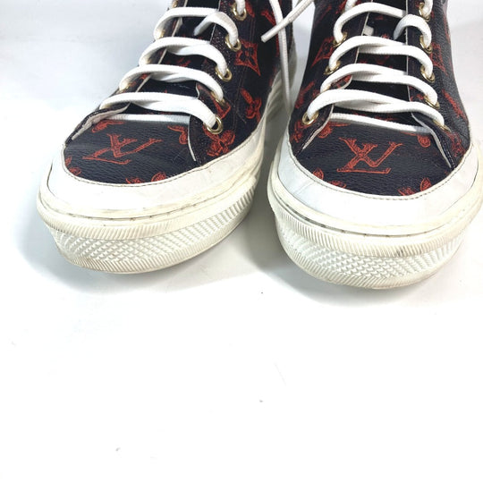 LOUIS VUITTON sneakers leather Brown Catgram Stella line 36 1/2