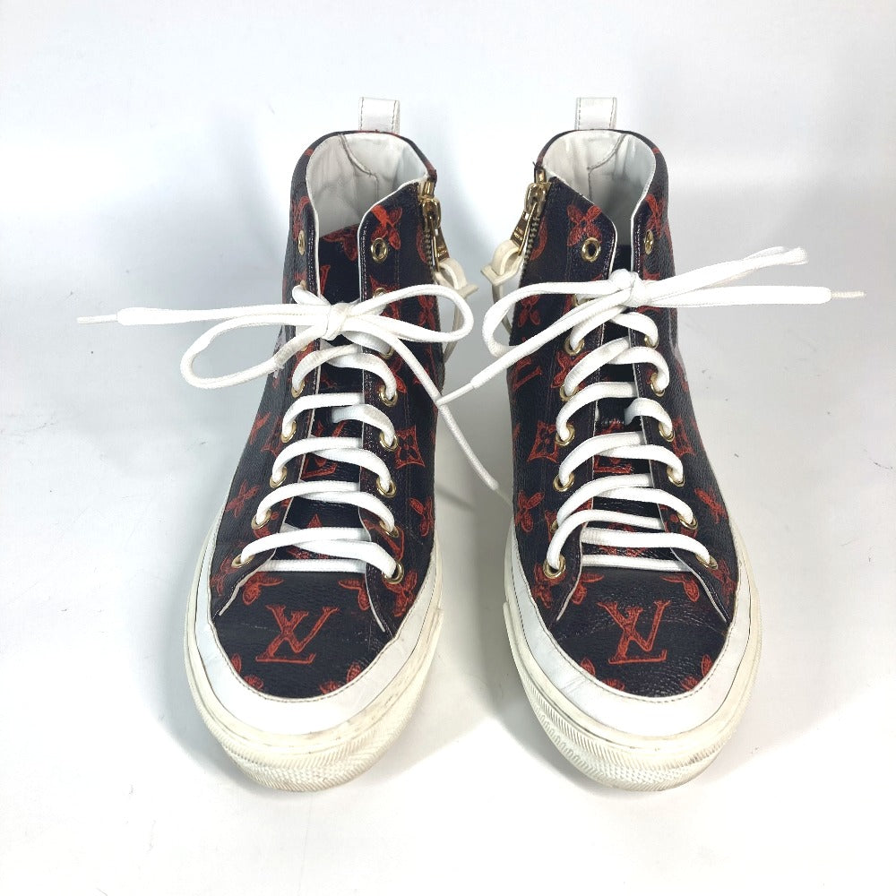 LOUIS VUITTON sneakers leather Brown Catgram Stella line 36 1/2