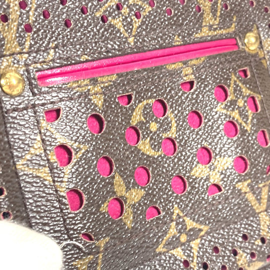 LOUIS VUITTON Shoulder Bag M95183 Monogram canvas pink Monogram Perfo Pochette Accessories Women Used Authentic