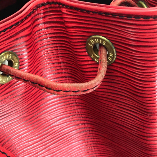 LOUIS VUITTON Shoulder Bag M44007 Epi Leather Red Epi Noe Women Used Authentic