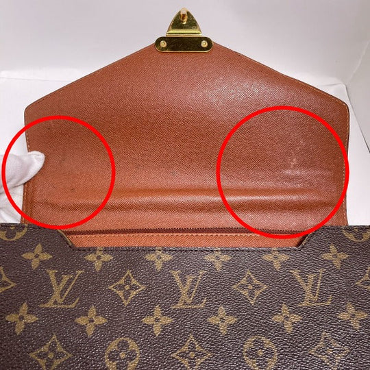 LOUIS VUITTON Handbag M51190 Monogram canvas Brown canvas Monogram Concorde Women Used Authentic
