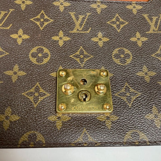 LOUIS VUITTON Handbag M51190 Monogram canvas Brown canvas Monogram Concorde Women Used Authentic
