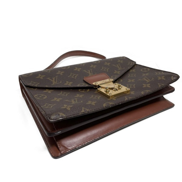 LOUIS VUITTON Handbag M51190 Monogram canvas Brown canvas Monogram Concorde Women Used Authentic