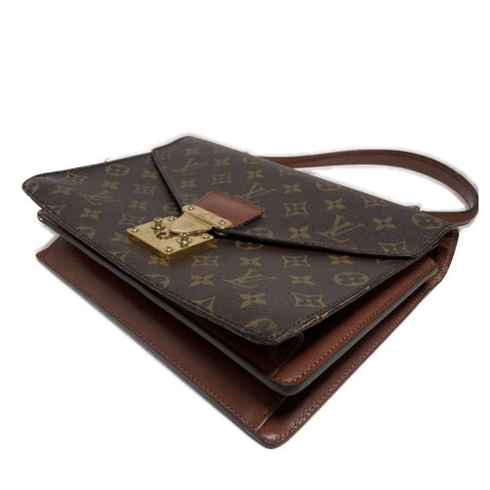 LOUIS VUITTON Handbag M51190 Monogram canvas Brown canvas Monogram Concorde Women Used Authentic