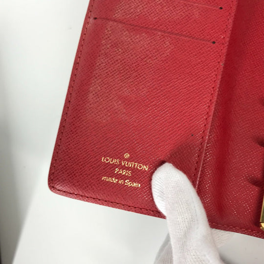LOUIS VUITTON Notebook cover R21011 Damier canvas Brown Damier Agenda Koala PM mens Used Authentic
