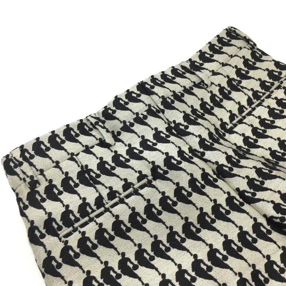 LOUIS VUITTON Pants wool Gray x black NBA collaboration mens 38 Used Authentic