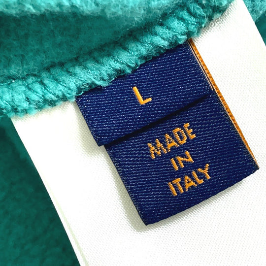LOUIS VUITTON Hoodie cotton Blue type Signature Hoodie mens L Used Authentic