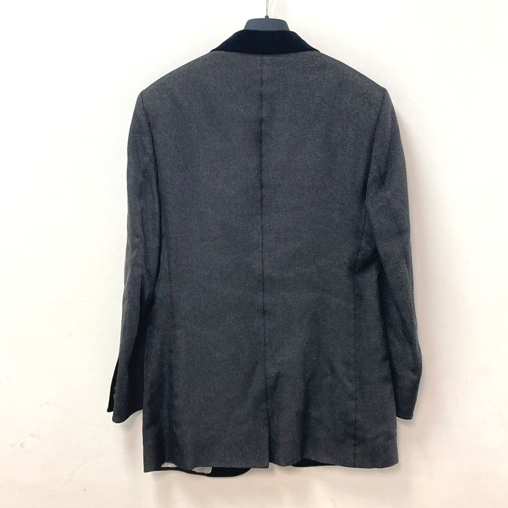 LOUIS VUITTON Jacket Viscose black FLVE98 slit sleeve Women 34 Used Authentic
