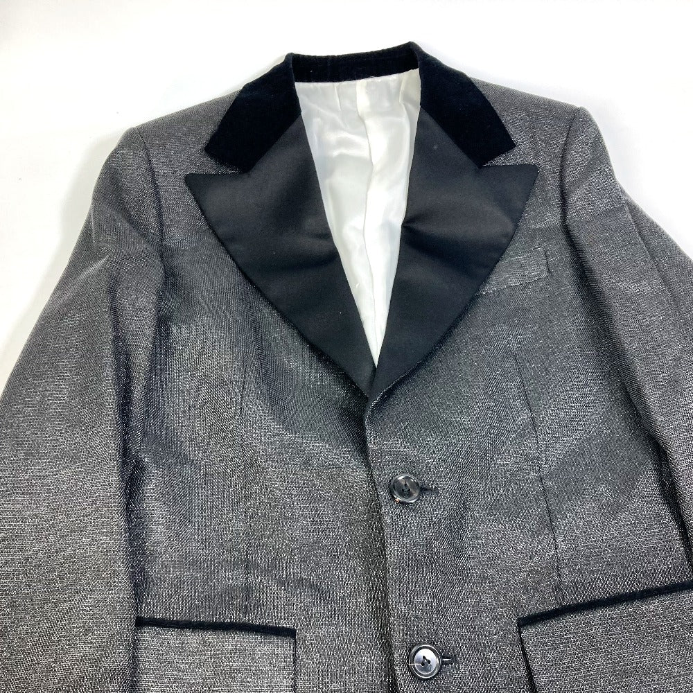 LOUIS VUITTON Jacket Viscose black FLVE98 slit sleeve Women 34 Used Authentic
