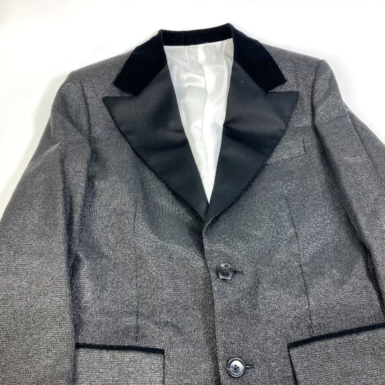 LOUIS VUITTON Jacket Viscose black FLVE98 slit sleeve Women 34 Used Authentic