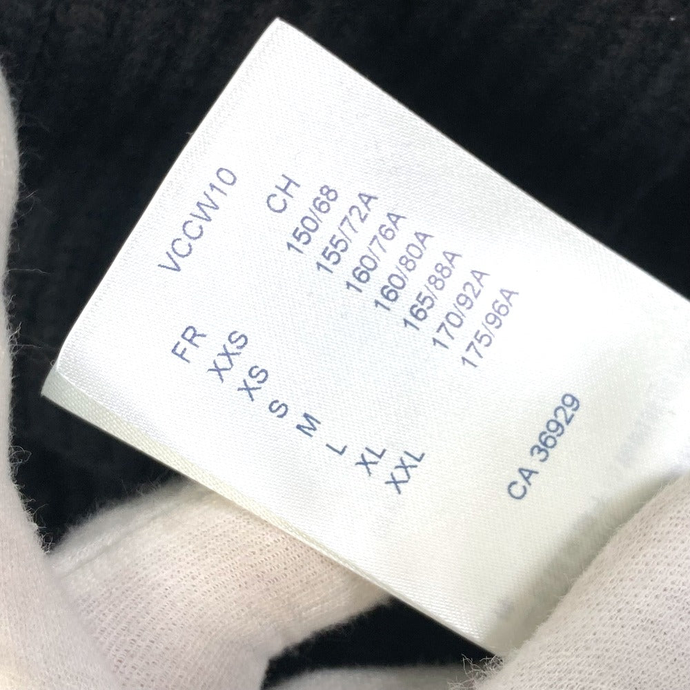 LOUIS VUITTON knit FLKW83 wool black hood sleeveless knit Women S Used Authentic