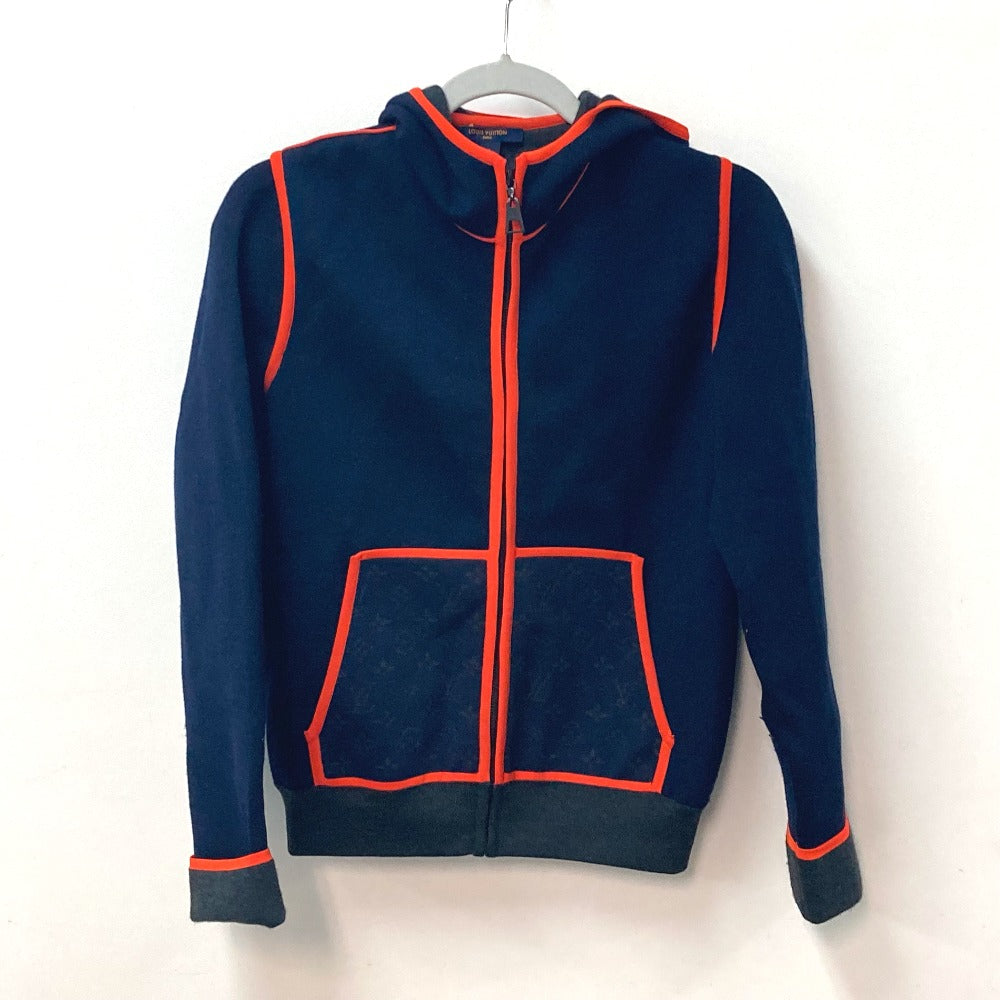 LOUIS VUITTON setup FMKC06 FMKC03 Wool, Potiamide Navy x orange logo tops hoodies sweatshirts Point Monogram Bicolor XS