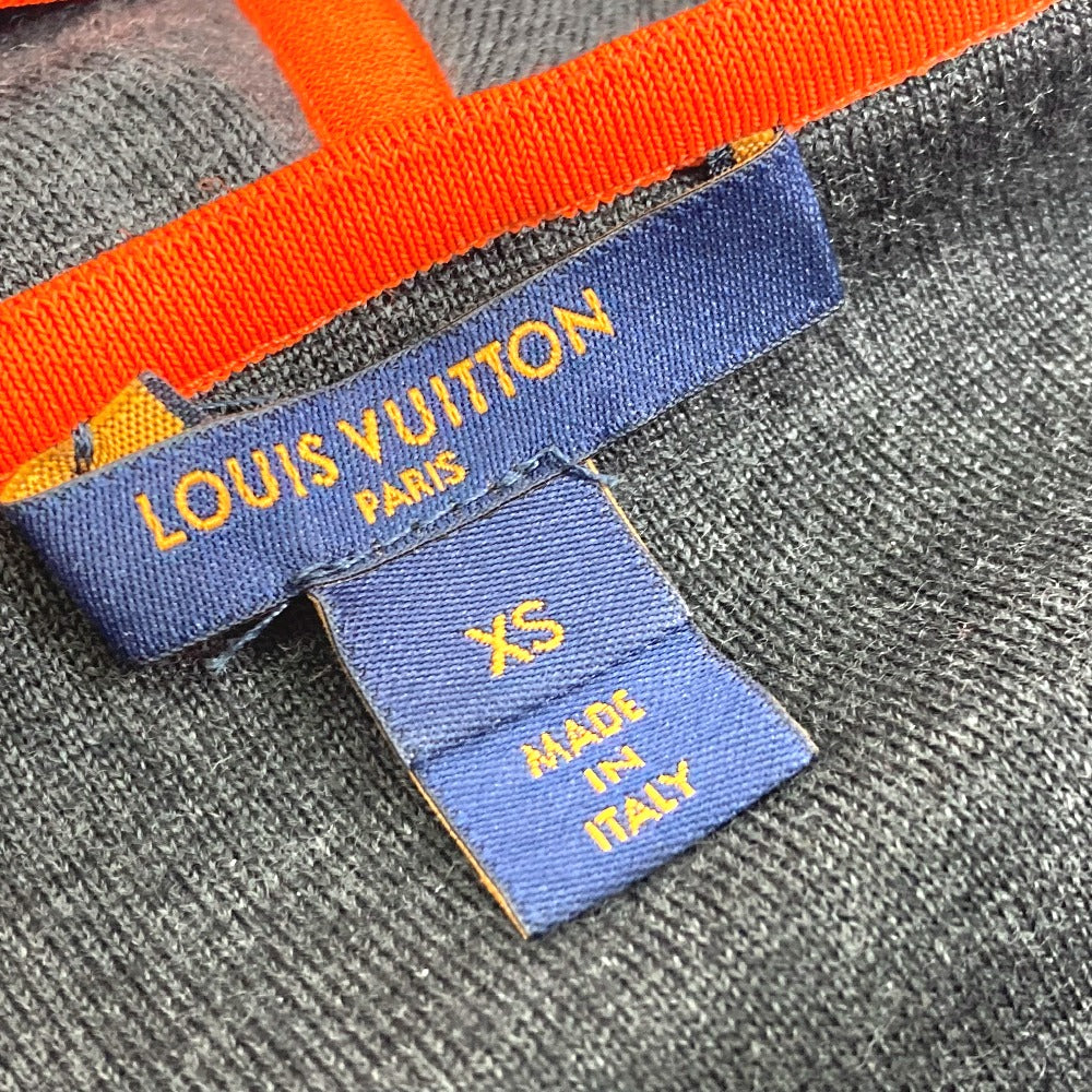 LOUIS VUITTON setup FMKC06 FMKC03 Wool, Potiamide Navy x orange logo tops hoodies sweatshirts Point Monogram Bicolor XS