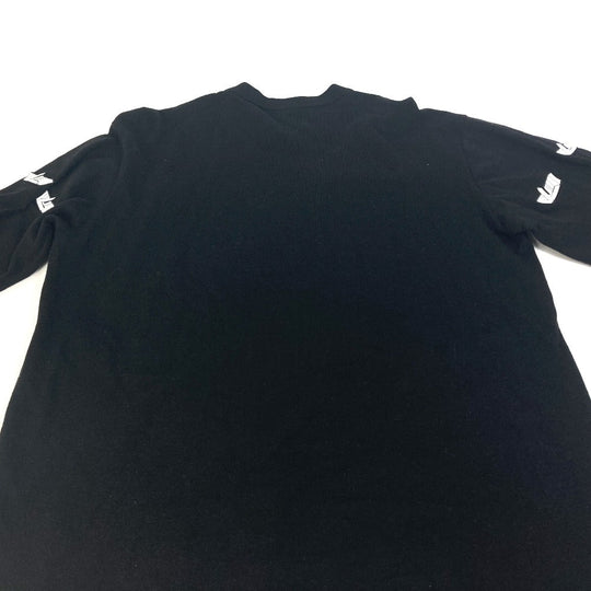 LOUIS VUITTON knit Wool, Polyester black Apparel logo patch LV Vites Sweater Women M Used Authentic