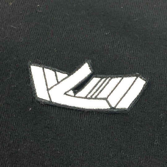 LOUIS VUITTON knit Wool, Polyester black Apparel logo patch LV Vites Sweater Women M Used Authentic